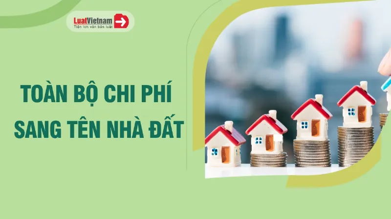Hình minh họa các loại phí và lệ phí khác cần đóng khi làm thủ tục chuyển đổi đất sang đất thổ cư, như phí thẩm định, lệ phí cấp sổ đỏ, phí đo đạc